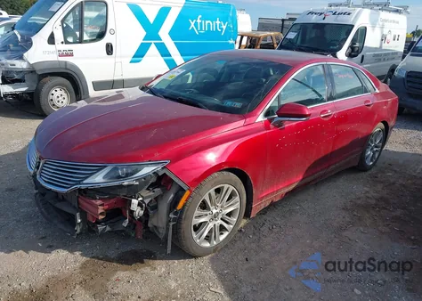2014 Lincoln Mkz Hybrid from USA, damaged, VIN 3LN6L2LUXER813179